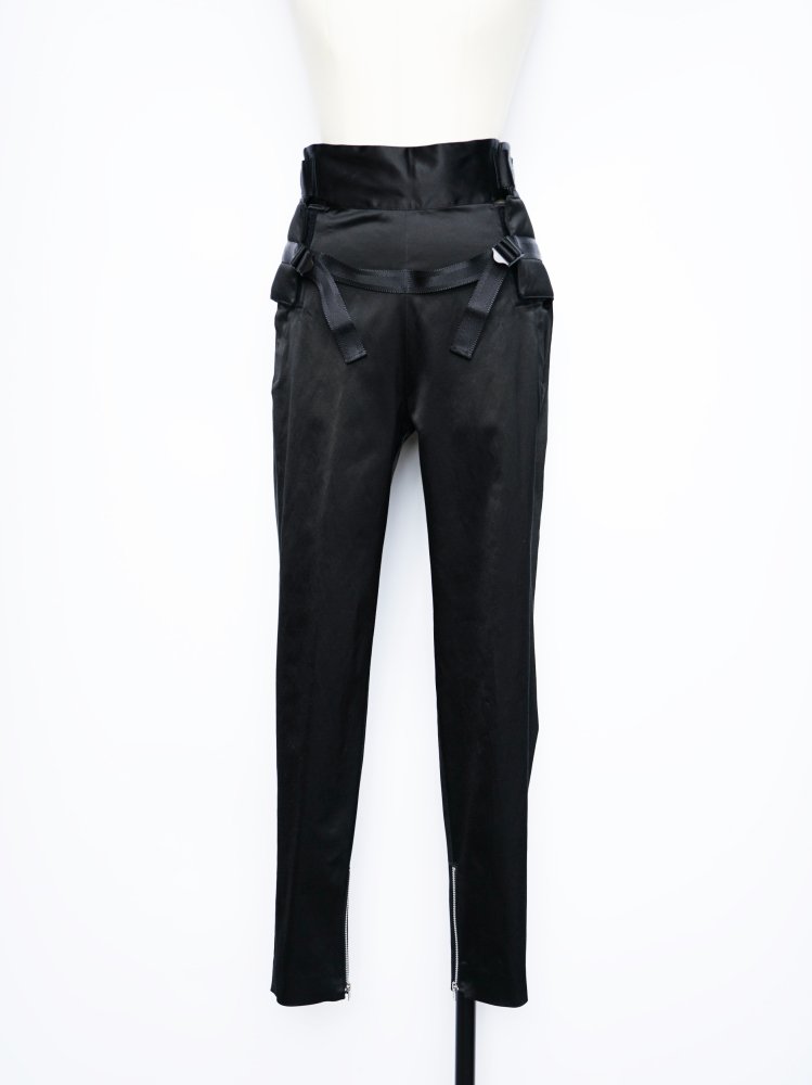 FUMIKA_UCHIDA WAIST SUPPORT STRETCH PANTS / BLACK - n e p