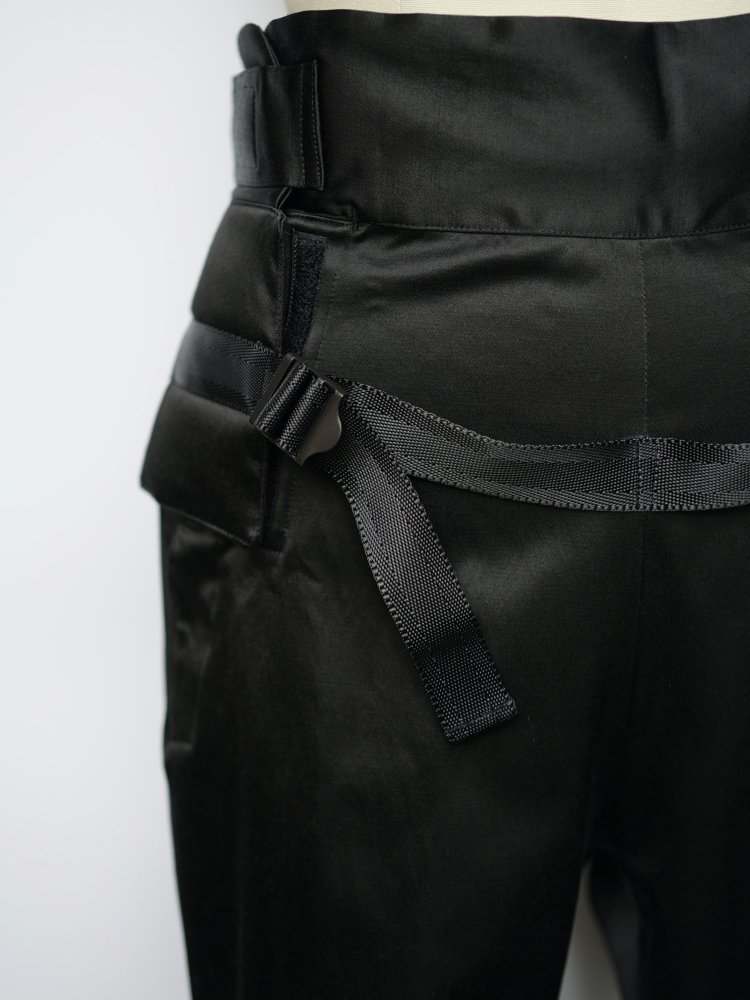 FUMIKA_UCHIDA WAIST SUPPORT STRETCH PANTS / BLACK - n e p