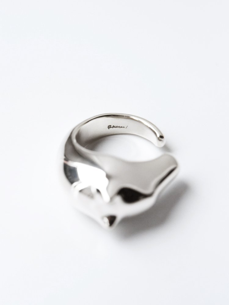 R.ALAGAN HORSE RING / SILVER - n e p