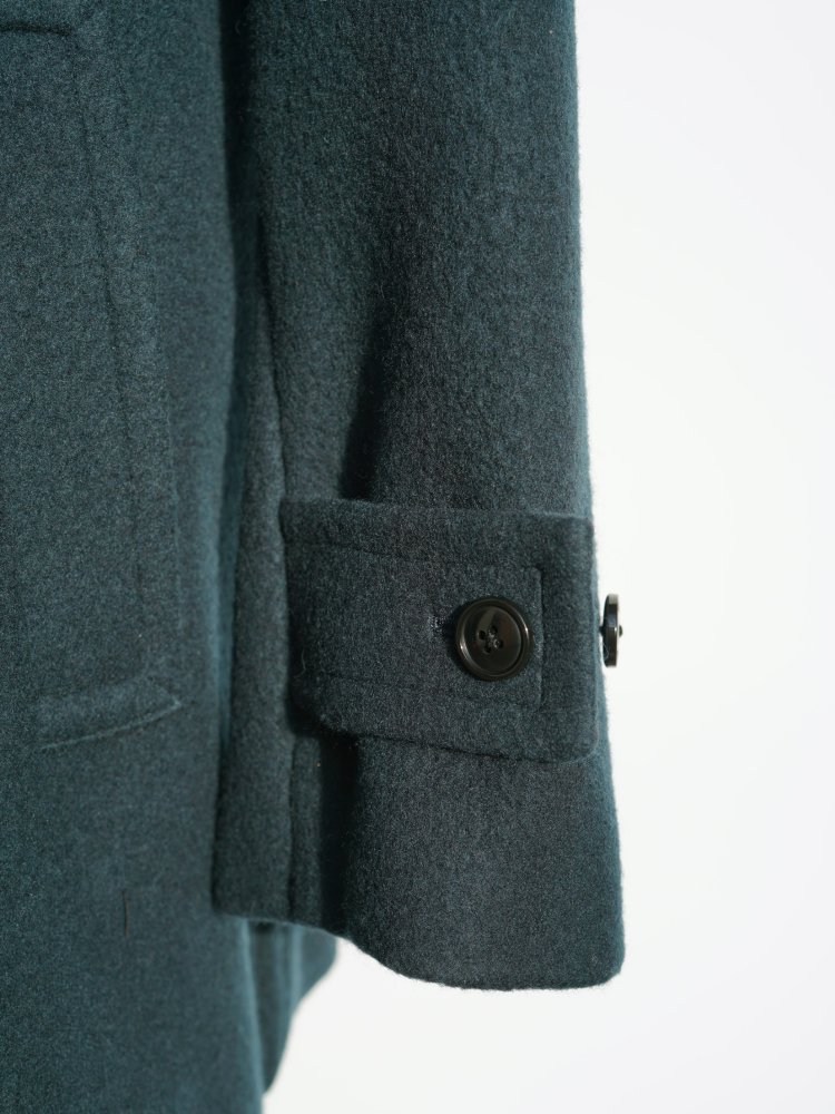 Ernie Palo SAILOR COLLAR PEA-COAT / GREEN - n e p