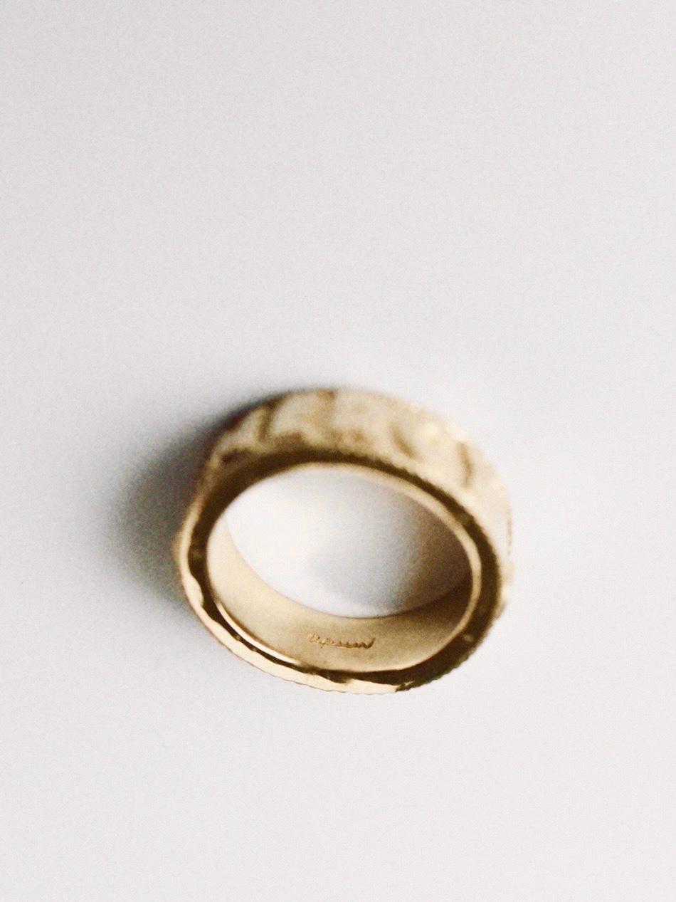 トップブランドのファッション R.ALAGAN ENGRAVED p e n - RING アクセサリー