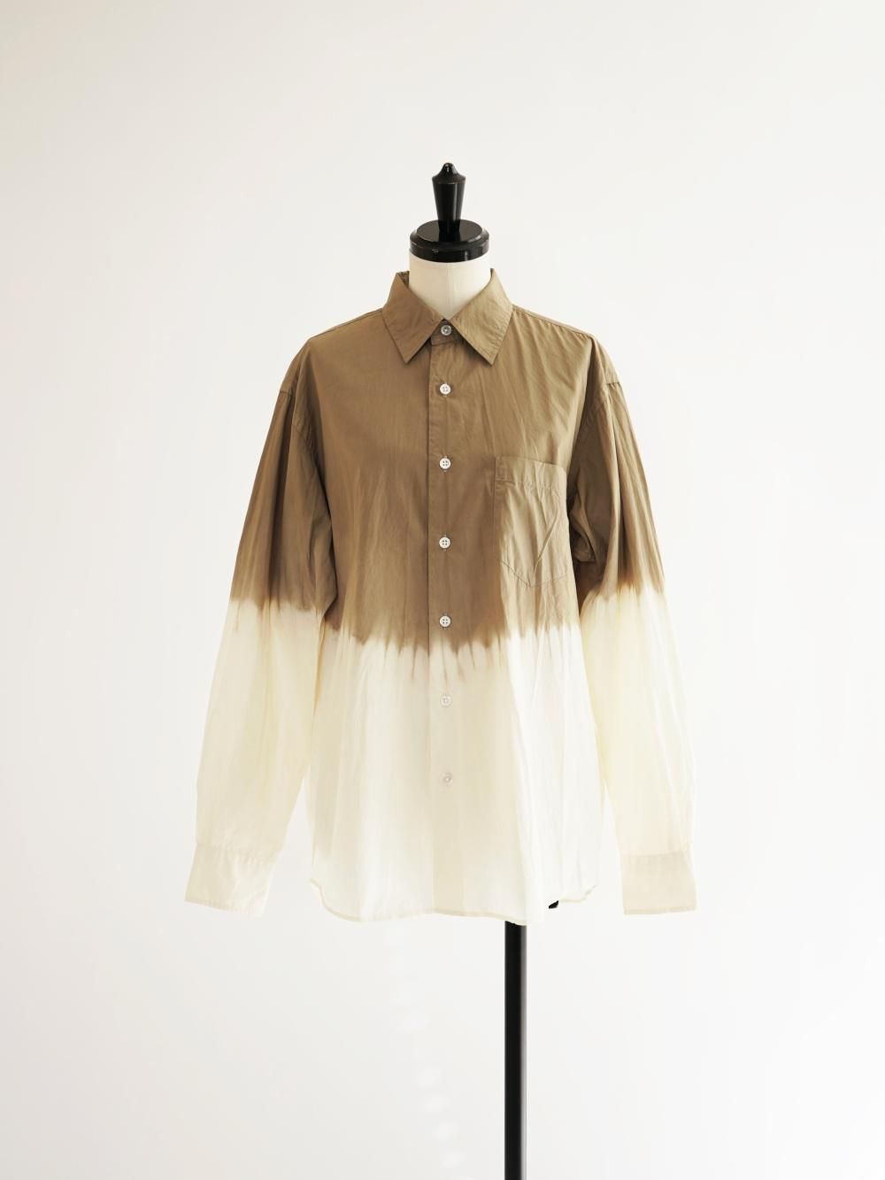 Ernie Palo PRODUCT DYE STANDARD SHIRT / IVORY