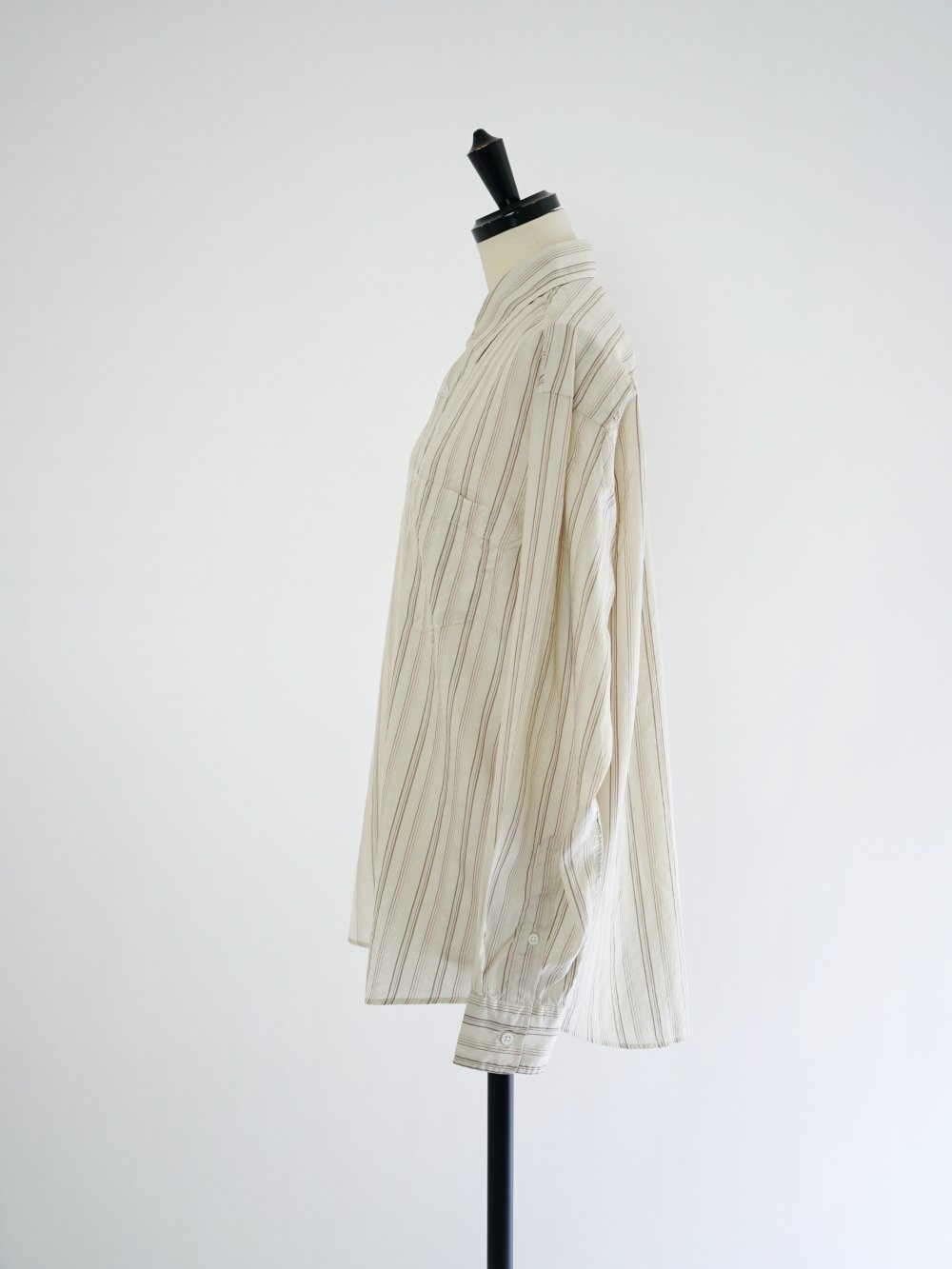 Ernie Palo STRIPE SILK SHIRT - n e p