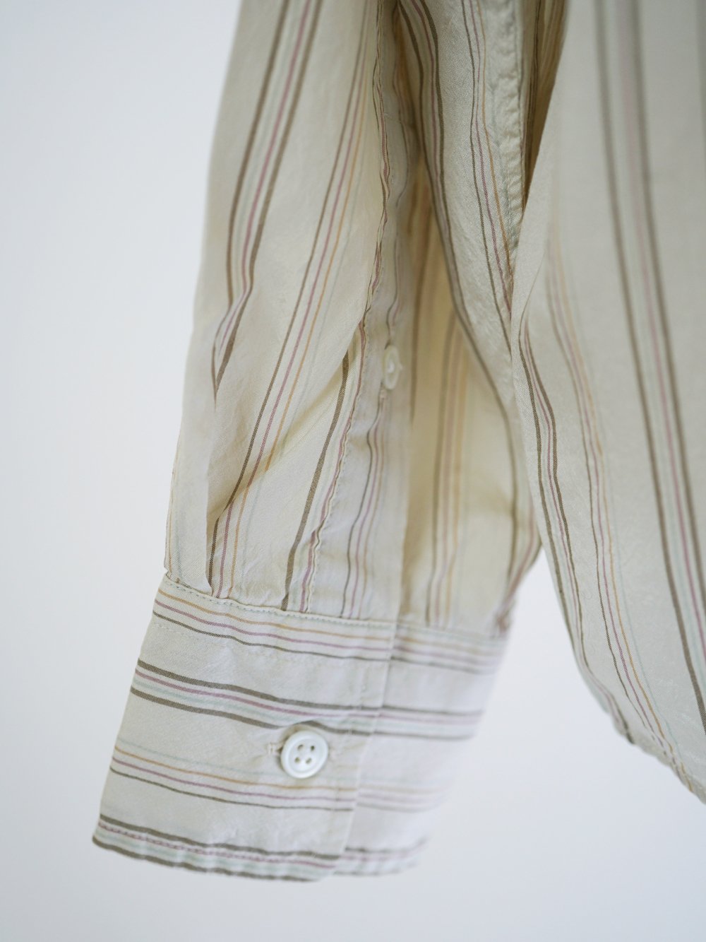 Ernie Palo STRIPE SILK SHIRT - n e p