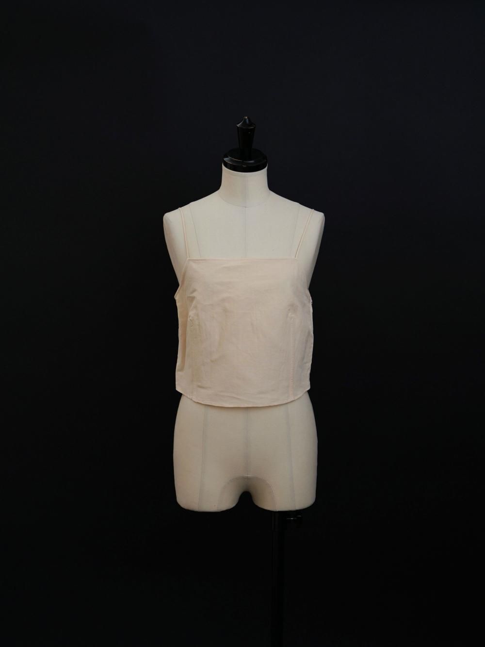 AURALEE HIGH DENSITY FINX LINEN WEATHER CAMISOLE / ECRU