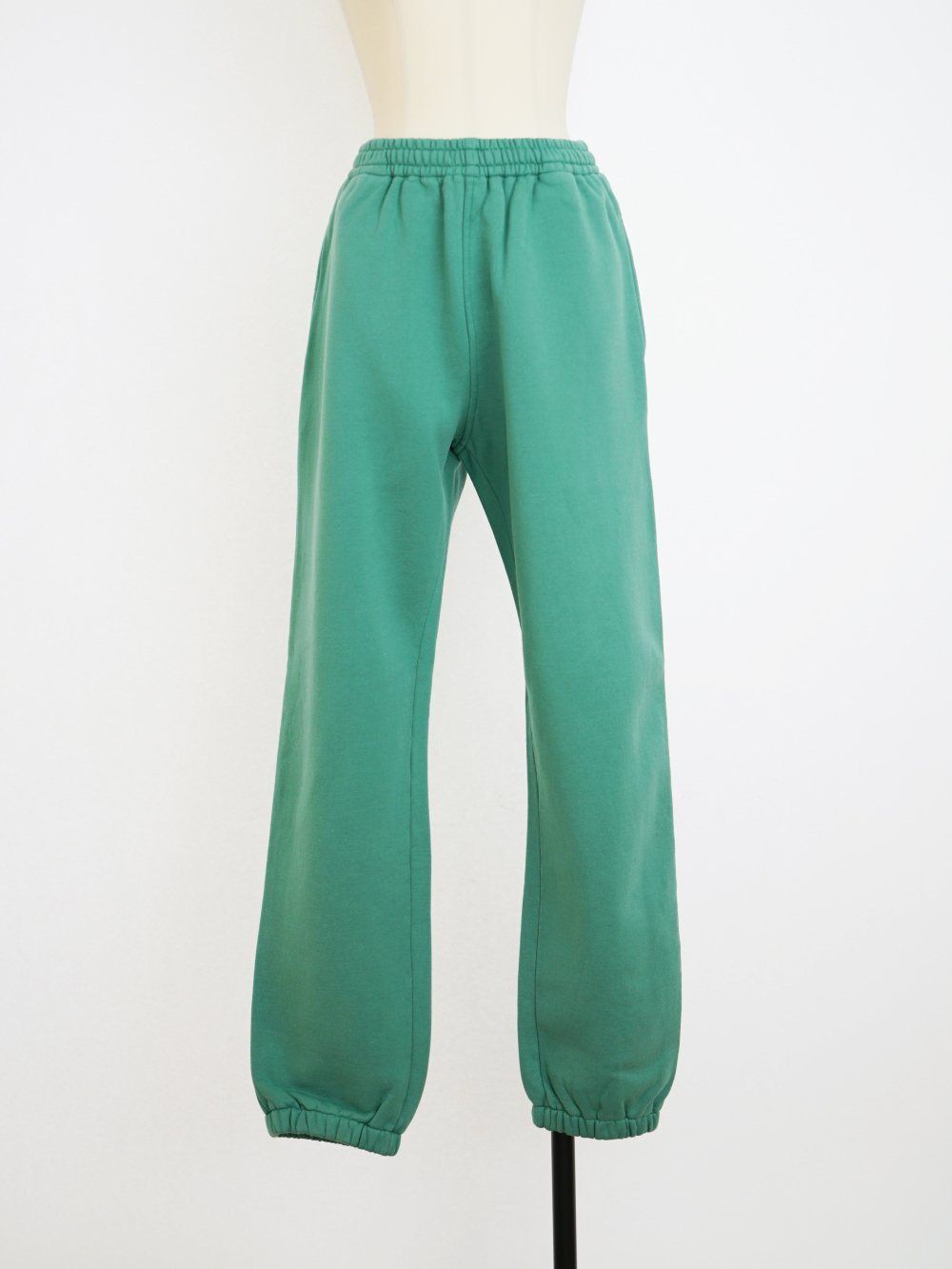 AURALEE HIGH COUNT HEAVY SWEAT PANTS / JADE GREEN - n e p