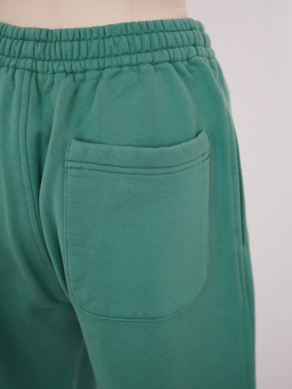 AURALEE HIGH COUNT HEAVY SWEAT PANTS / JADE GREEN - n e p