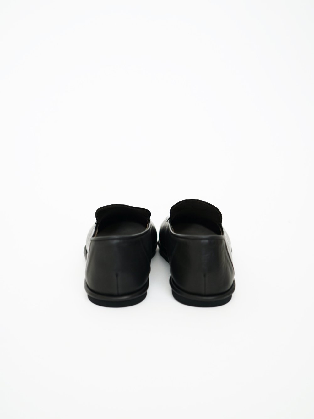 AURALEE LEATHER SHOES / BLACK - n e p