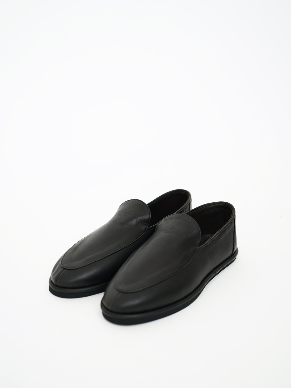 AURALEE LEATHER SHOES / BLACK