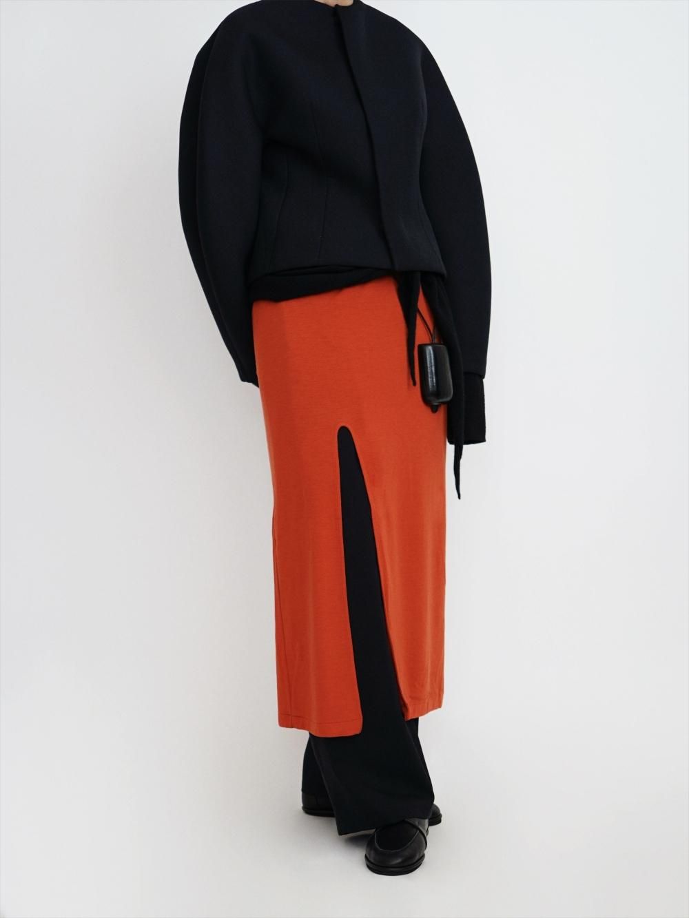 AURALEE SPONGE TROPICAL WOOL NO COLLAR BLOUSON / DARK NAVY