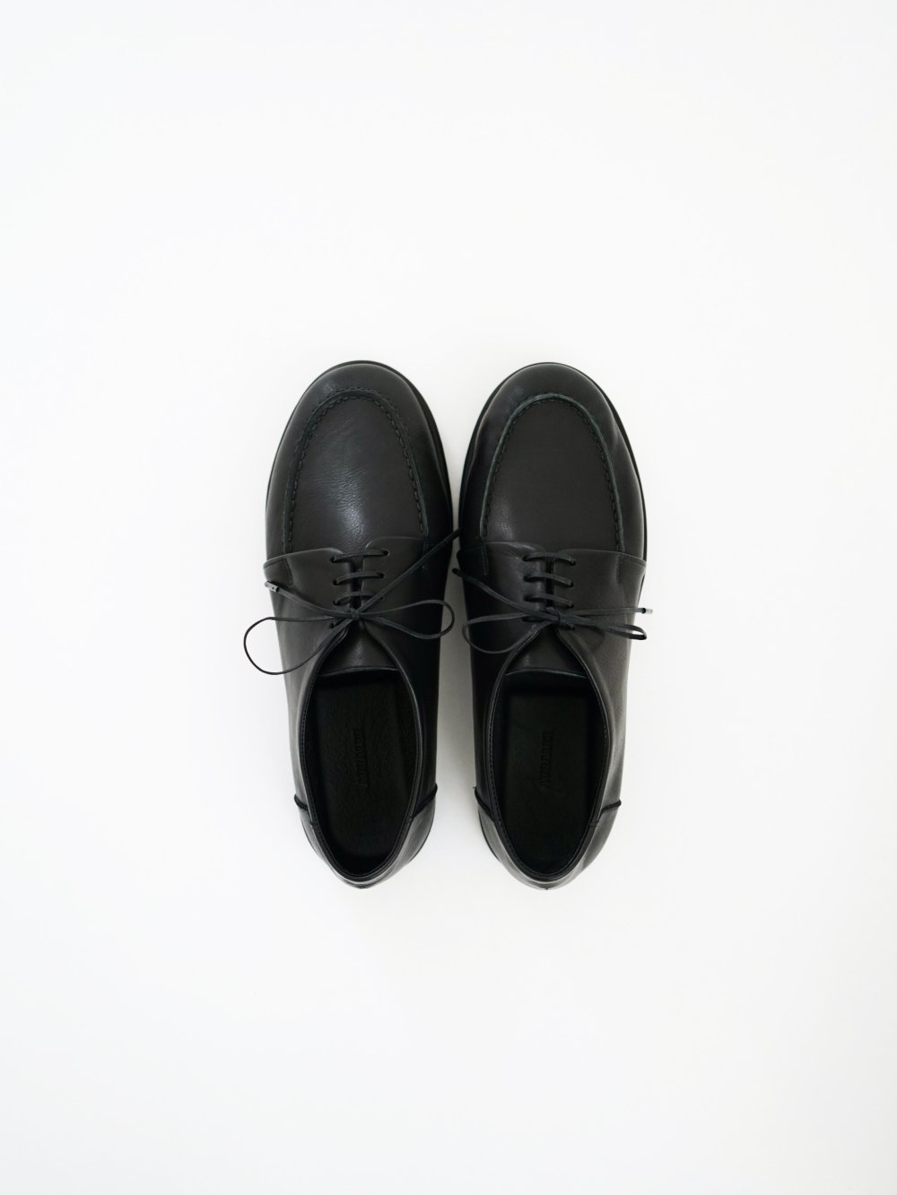 AURALEE LEATHER SHOES / BLACK 