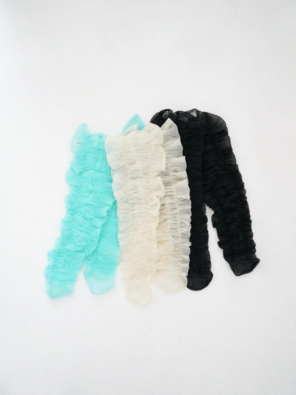 FUMIKA_UCHIDA SHIRRING SOCKS - n e p FUMIKA_UCHIDA SHIRRING SOCKS - n e p