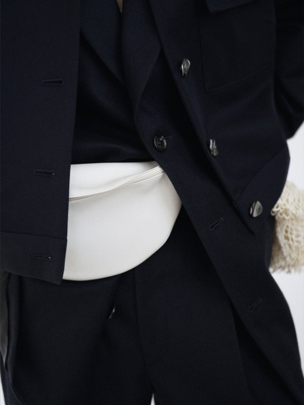 charrita CANGRERA DE PIER / BELT BAG / OFFWHITE