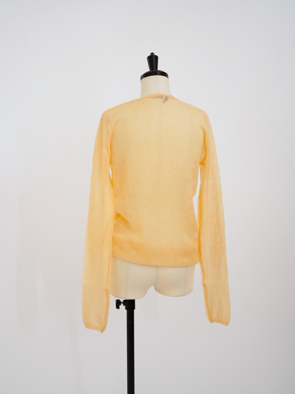 オーラリー　KID MOHAIR SHEER KNIT P/O Auralee Kid Mohair Sheer Knit P/O Light Green – Très Bien