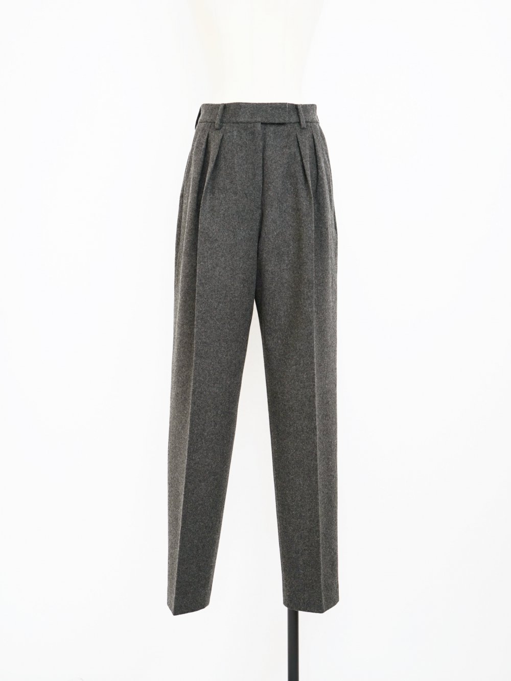 Ernie Palo  WOOL FLANNEL SLACKS / GRAY