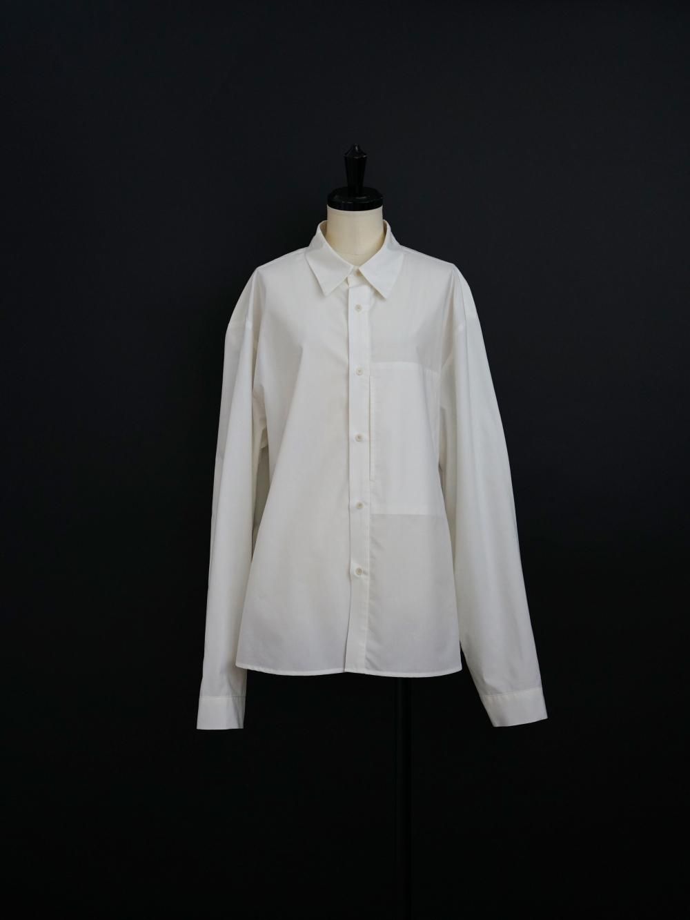 AMOMENTO BASIC POCKET SHIRTS / IVORY