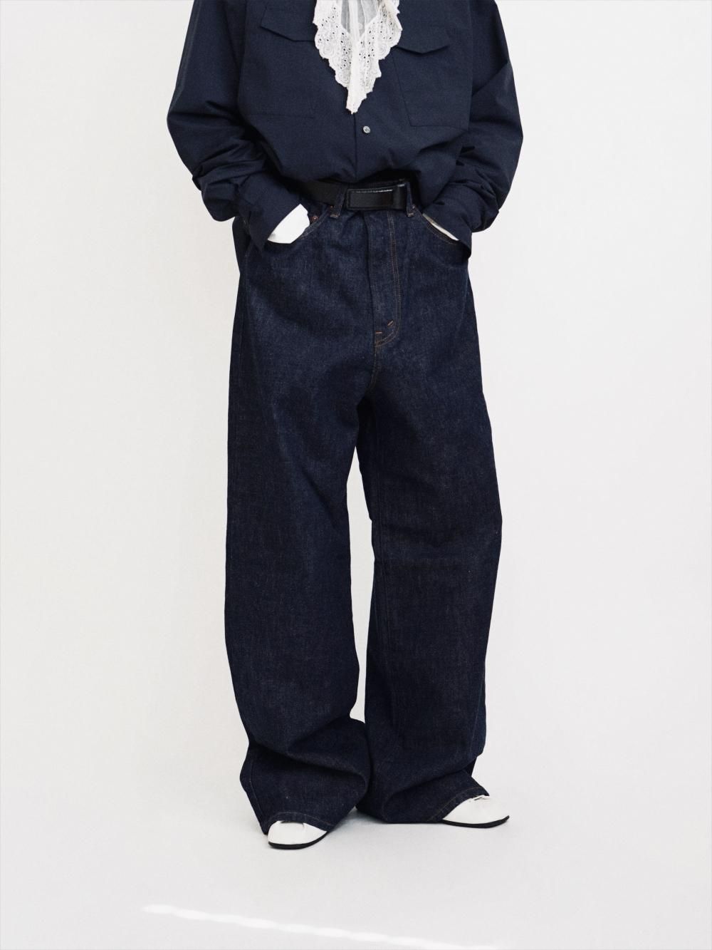 UNUSED DENIM PANTS / INDIGO