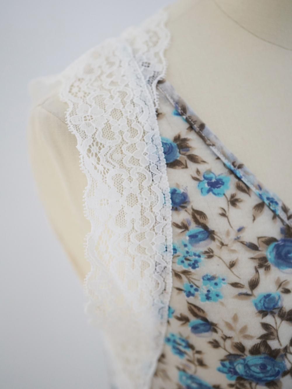 fumika uchida★パイルハーフジップトップスM FUMIKA UCHIDA BORDER U-NECK NO-SLEEVE フミカウチダ タンク