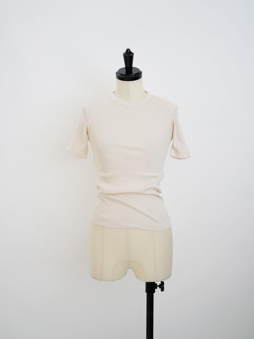 Auralee Organic Soft Rib Tee in Black Curated at Jake and Jones