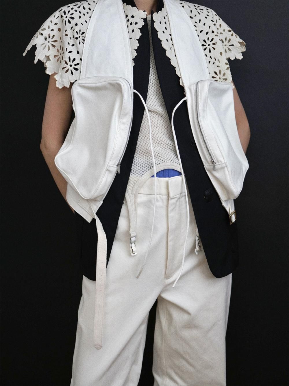 FUMIKA_UCHIDA CHACOLI TACTICAL VEST / WHT