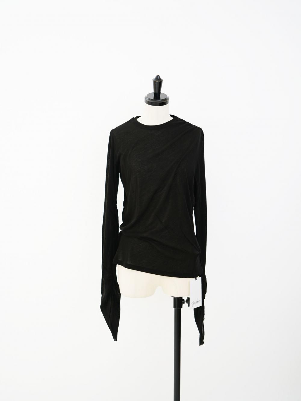 JUNMIKAMI ɥ졼L/S COL.BLACK