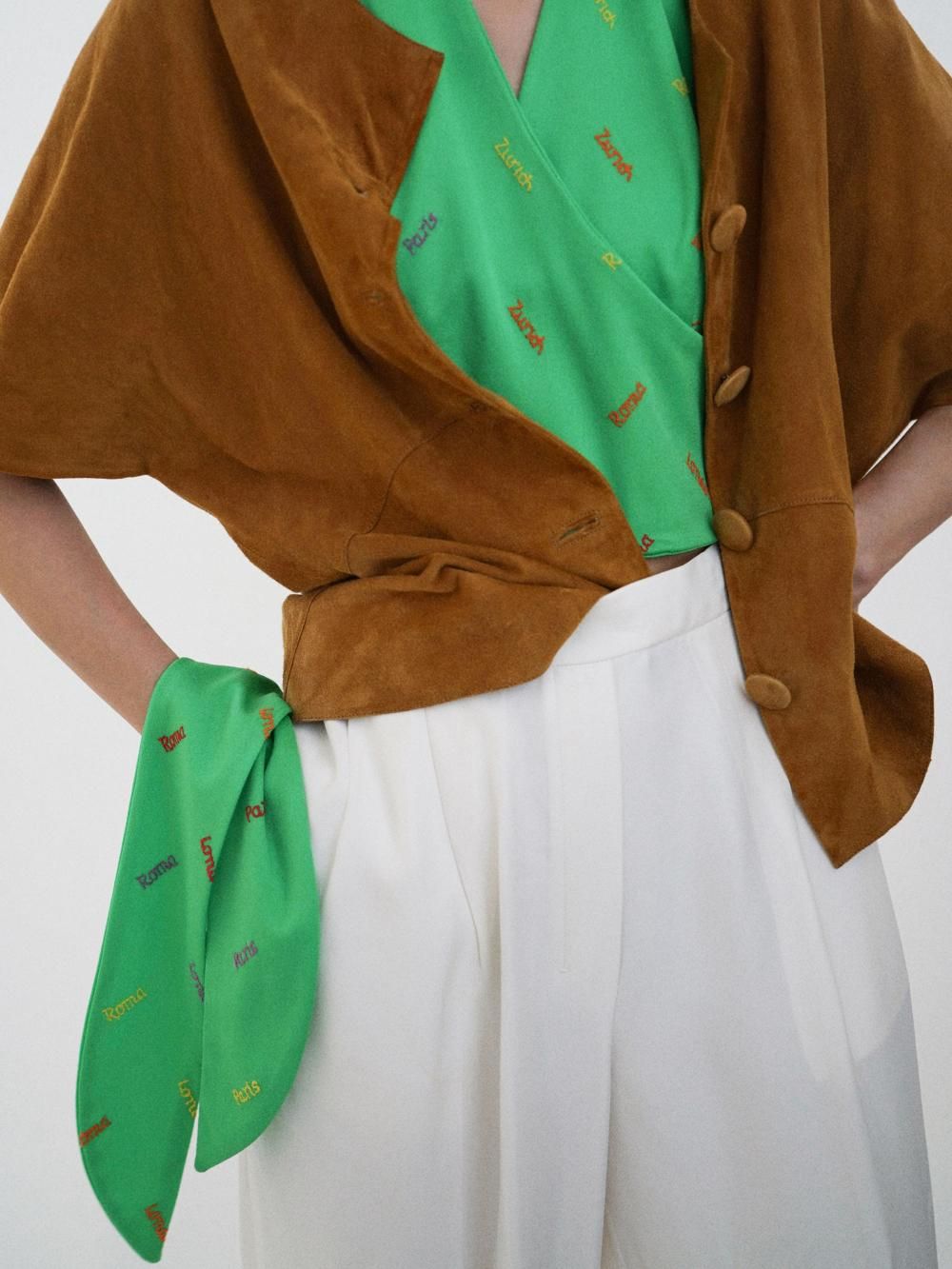 VINTAGE HALTER NECK TOP & PANTS