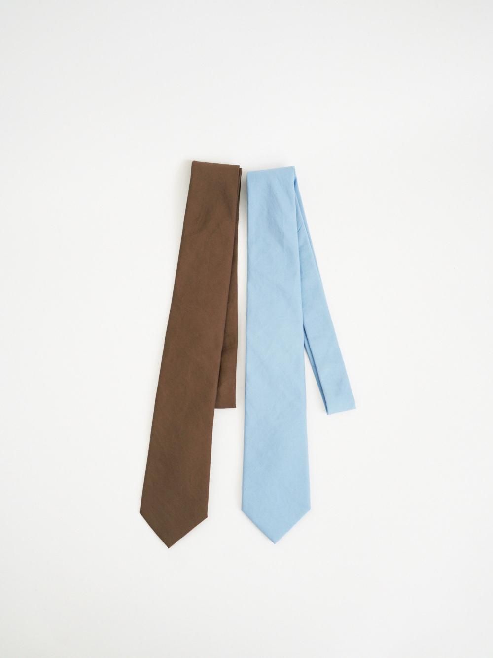 AURALEE WASHED FINX TWILL TIE - n e p