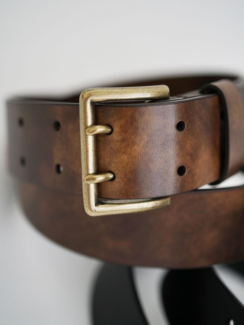 AURALEE LEATHER BELT BEIGE M　ベルト Auralee Leather belt Auralee