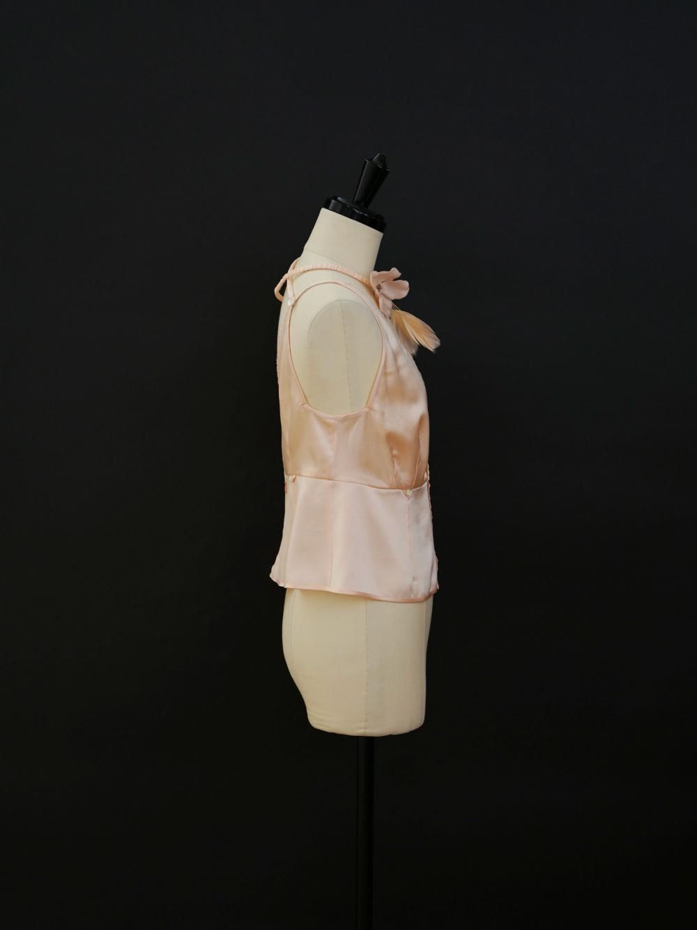 Fumika Uchida ビンテージサテンスリップ FUMIKA_UCHIDA CHAMBRAY