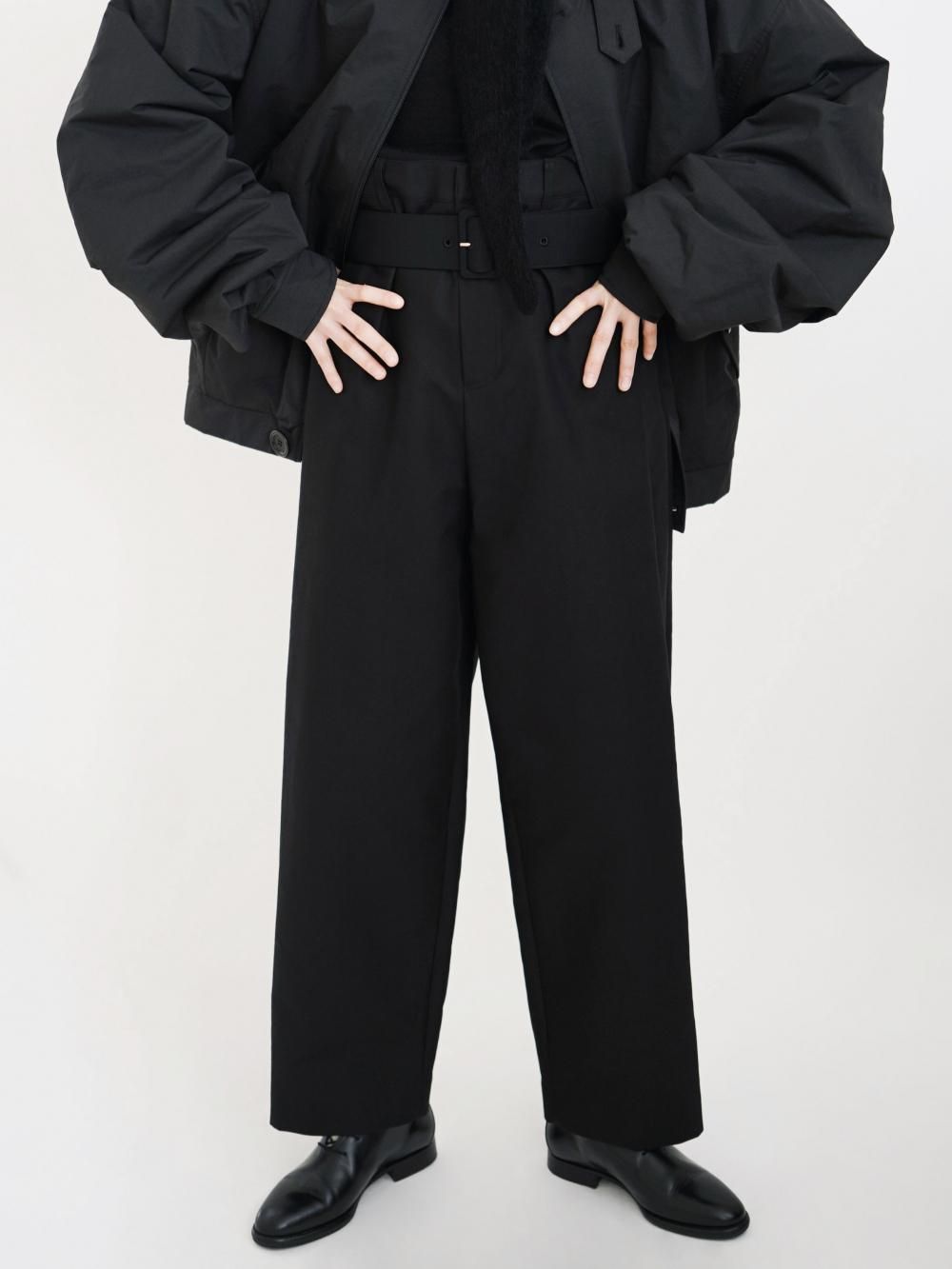 AMOMENTO MENS SNAP GARCONNE PANTS / BLACK - n e p