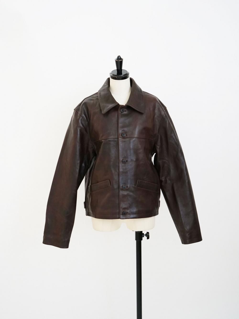 新品 AURALEE HEAVY LAMB LEATHER BLOUSON 5 HEAVY LAMB LEATHER BLOUSON - AURALEE Official Website