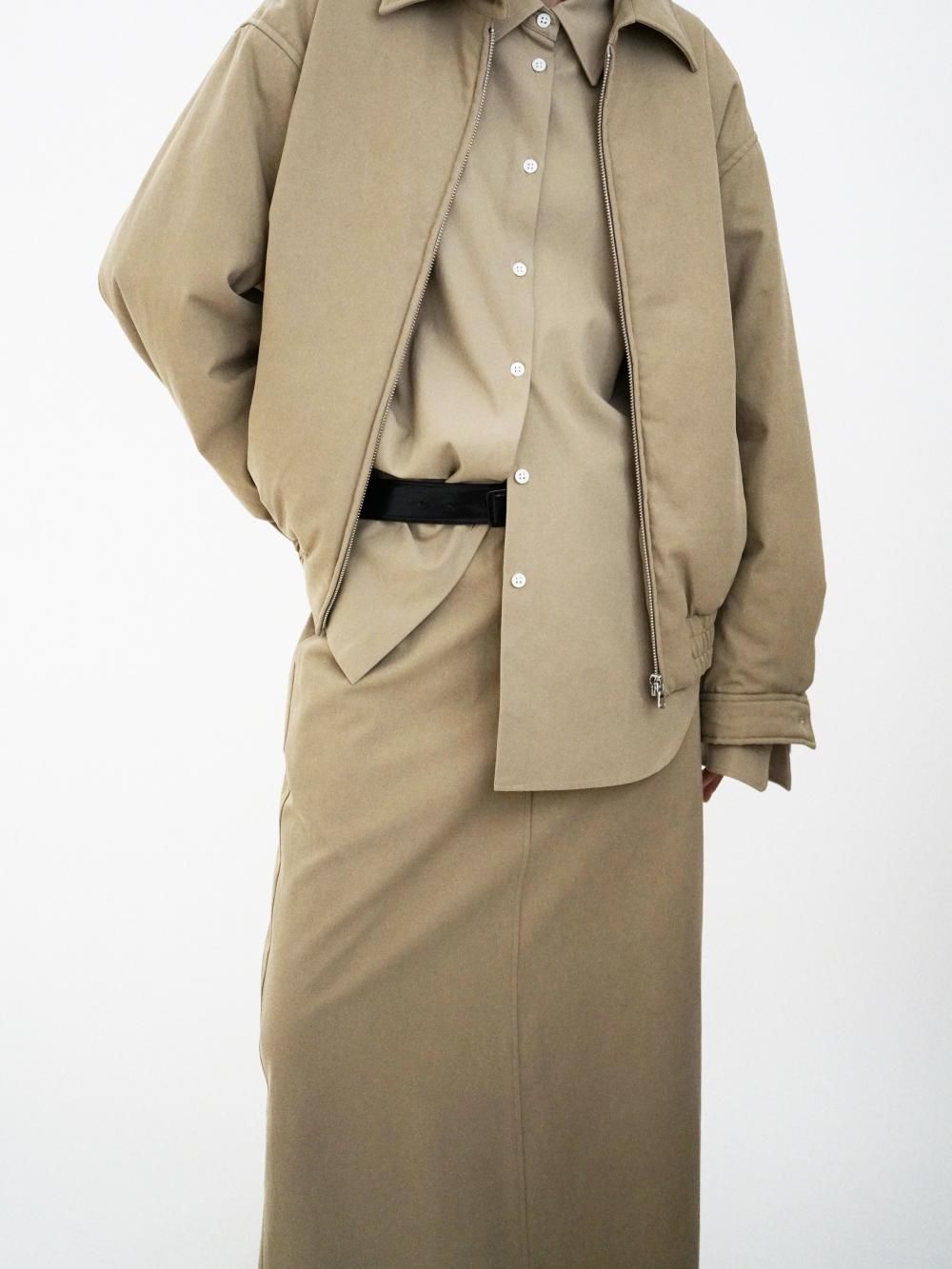 Ernie PaloNIDOM GABARDINE STANDARD SHIRT / BEIGE