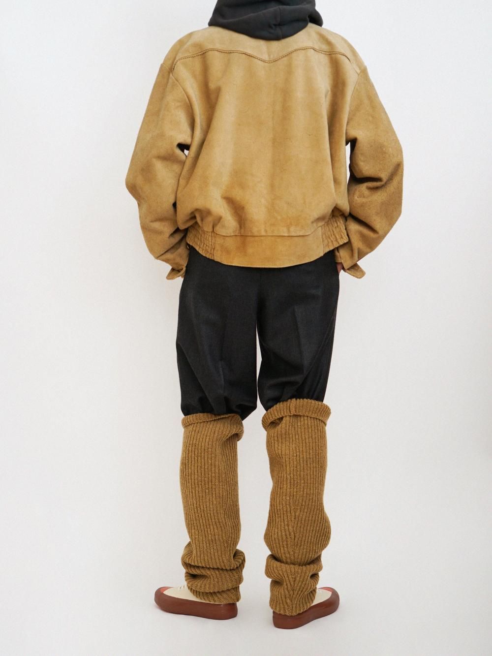 AURALEE PRODUCT DYED PIMA LIGHT SWEAT ZIP PARKA / INK BLACK / SIZE