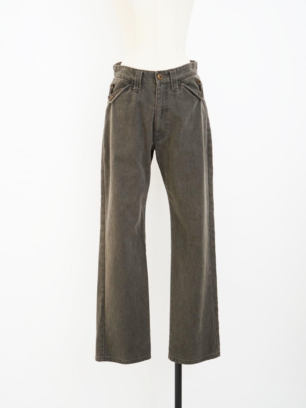 FUMIKA_UCHIDA KATSURAGI STRAIGHT PANTS / TAUPE 