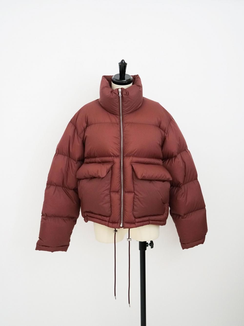 AURALEE SUPER LIGHT NYLON RIPSTOP DOWN BLOUSON / BURGUNDY