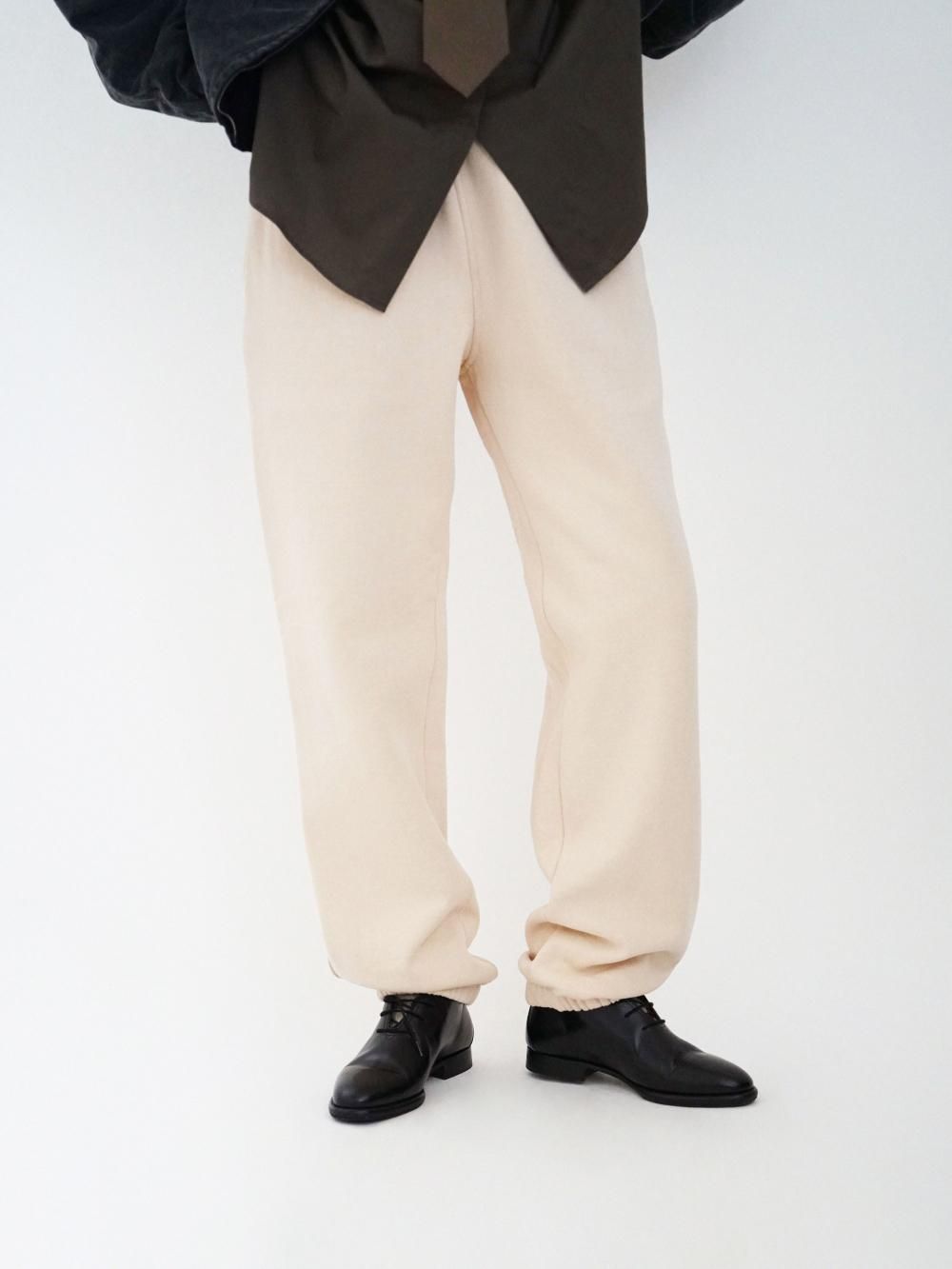 AURALEE SMOOTH SOFT BD SWEAT PANTS / DUSTY PINK