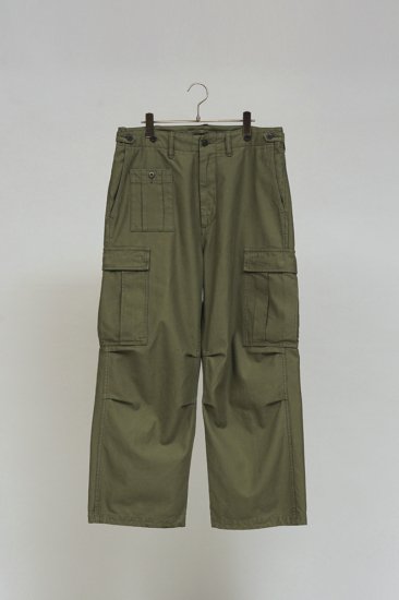 ARMY CARGO PANT - SATEEN / Green - Black Smith ブラックスミス | 鹿児島