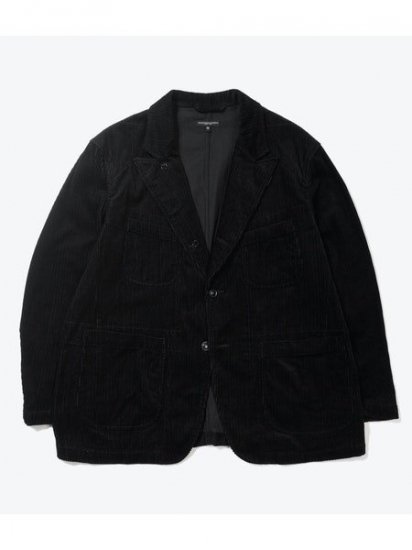 Bedford Jacket - Black Cotton 8W Corduroy - Black Smith ブラックスミス | 鹿児島