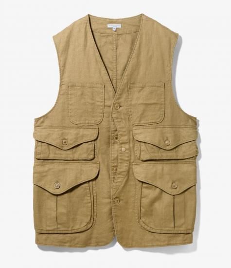 Hunting Jacket - Dk.Khaki Cotton Grosgrain - Black Smith