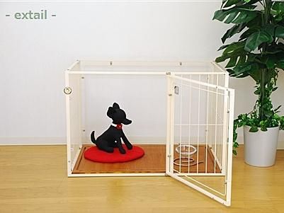 6MワイドCTスクエアドア(side ring)3色 - 犬猫用のおしゃれな