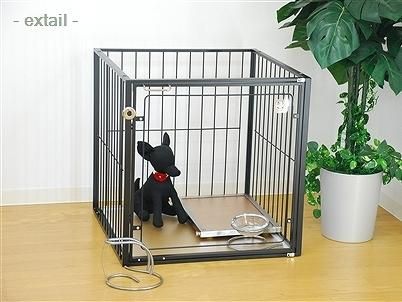 犬用ケージ 黒(室内犬用ケージ ・サークル| スカンジナビアン 犬用ケージ 黒(室内犬用ケージ ・サークル| スカンジナビアン
