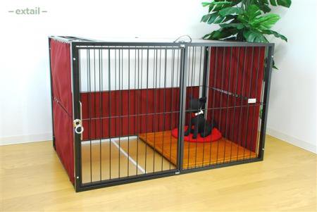 小型犬 中型犬用 カバーがおしゃれなオーダーケージ 犬猫用のおしゃれなケージ ゲート Extail エクステイル