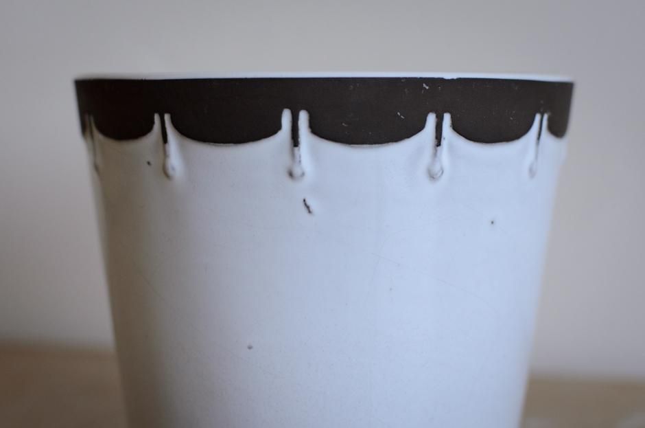 Upsala Ekeby ウプサラエクビー VINTAGE FLOWER POT H11cm Upsala Ekeby ウプサラエクビー VINTAGE FLOWER POT H11cm