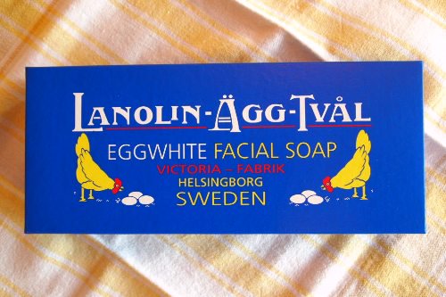 ǥ󥨥åۥ磻ȥ SWEDEN EGG WHITE FACIAL SOAP 6P