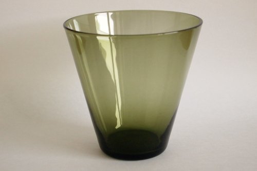 Nuutajarvi Kaj Franck Color Glass #2744(M) Olive/ヌータヤルヴィ