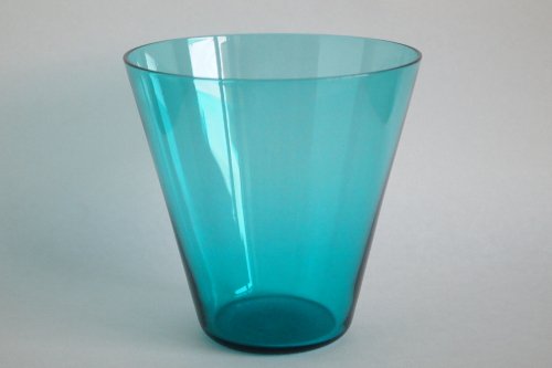 Nuutajarvi Kaj Franck Color Glass #2744(M) Turquoise/̡ ե