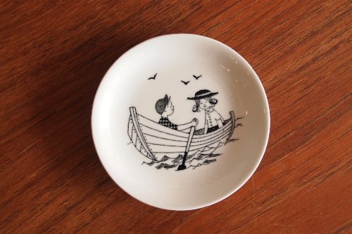 ARABIA Emilia Wall mini Plate Boat ӥ ߥꥢ ߥ˥ץ졼