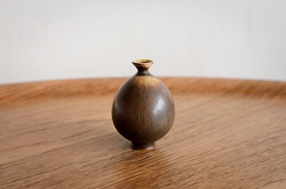Berndt Friberg ベルント・フリーベリ miniature Vase Brown 