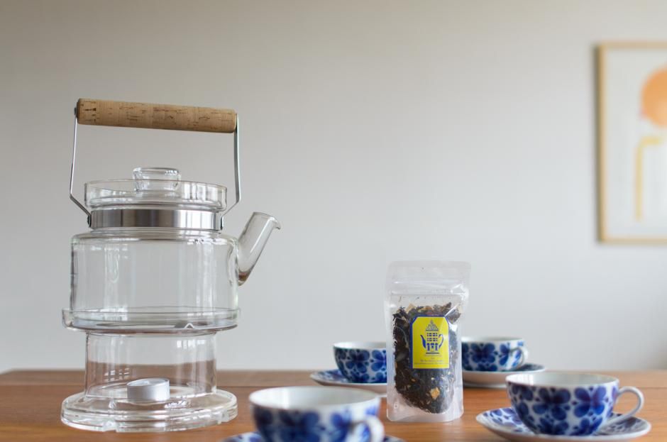 Signe Persson Melin ͡ڡ󡦥 Glass Tea Pot & Warmer L/Boda Nova