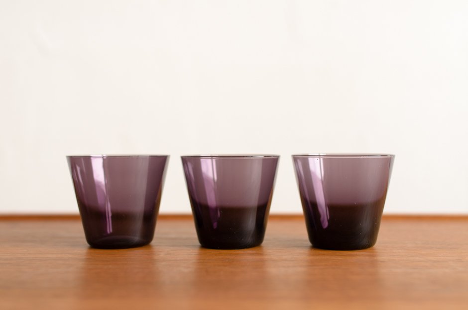 Kaj Franck ե Color Glass #2744(S) Purple Nuutajarvi